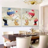Бриллиантовая живопись, полная бурения новая модель 2023 персонажи мультфильмов милая детская гостиная спальня спальня 5D наклейка Diamond Cross Stitch