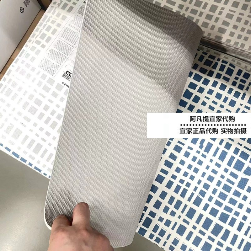 正品宜家巴斯洛加 浴室地垫蓝色40x60浴室垫洗澡间防滑垫国内代购,淘宝优惠券,粉丝福利购,淘宝优惠卷