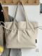 Xifanni one-shoulder portable simple Japanese and Korean tote bag