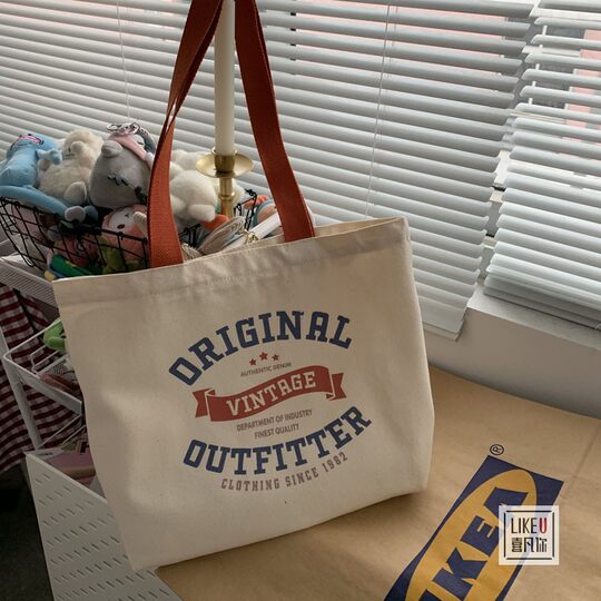 Xifanni Illustration Large Capacity Canvas Bag