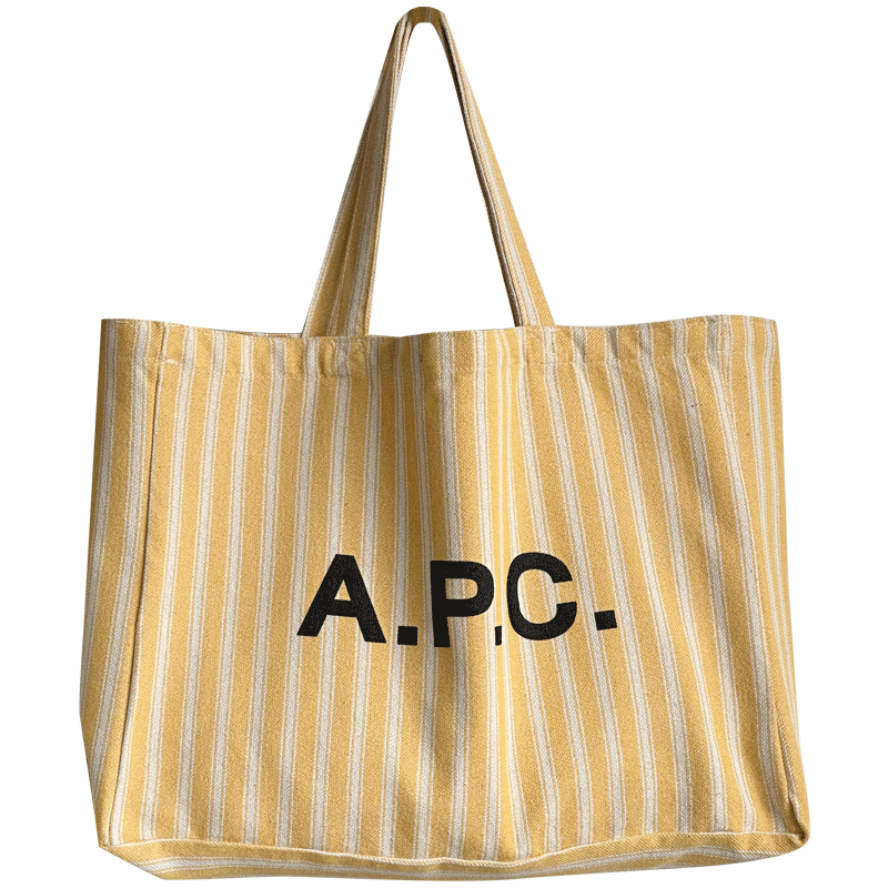 原创条纹小众超大容量休闲托特瑜伽袋学生文艺单肩斜挎帆布女包包,淘宝优惠券,粉丝福利购,淘宝优惠卷