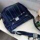 Xifanni Crossbody Bag Embroidered Large European and American Denim Bag