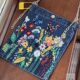 Xifanni denim bag floral embroidery retro chain bag