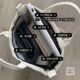 Original simple canvas bag literary solid color crossbody bag