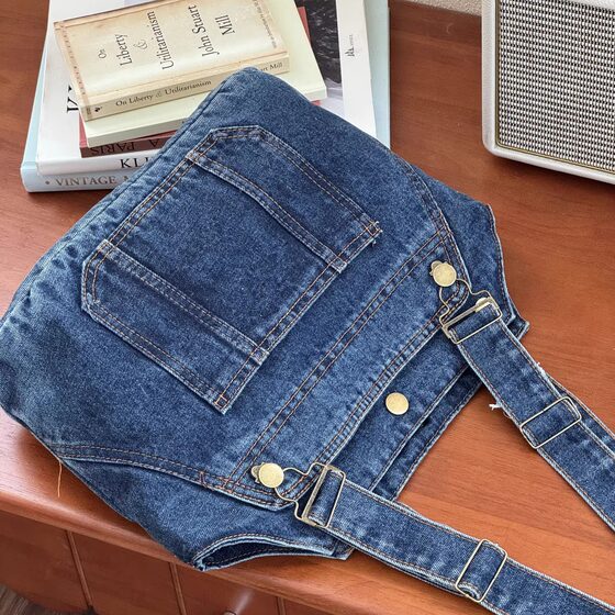 Xifanni Korean retro design denim bag
