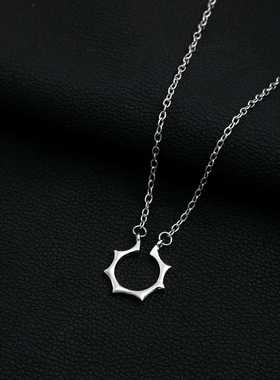 气质2024新款简单锁骨链花朵珍珠