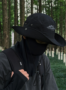 登山渔夫帽盆帽遮阳防紫外线夏季