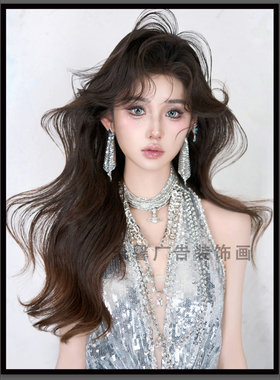 新品新娘化妆造型装饰画彩妆学校教师挂画美学摄影工作室宣传海报