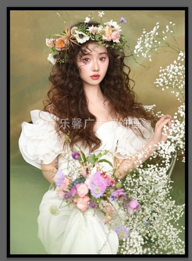 化妆装饰画彩妆学校挂画房间教室