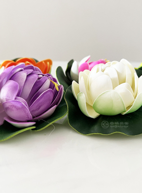 佛堂供品青海荷花佛前装饰品殊胜