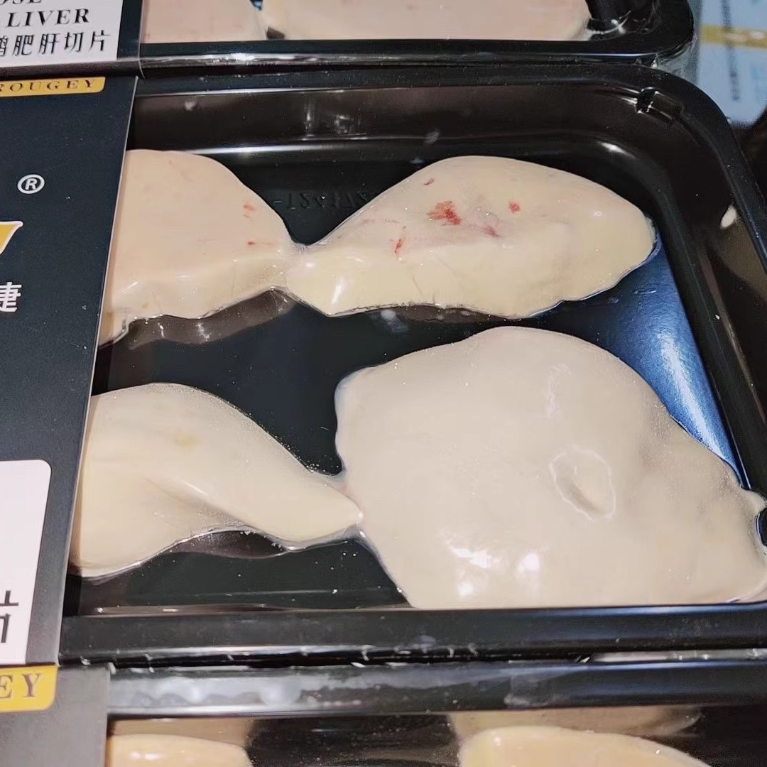 秒发包邮2斤国产圣罗捷鹅肝切片特A级法式原味新鲜无添加辅食鹅肉