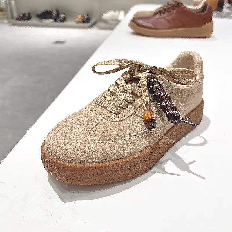 商场同款2026新款复古德训鞋保暖毛毛鞋厚底休闲鞋女单鞋J2551AM6,淘宝优惠券,粉丝福利购,淘宝优惠卷