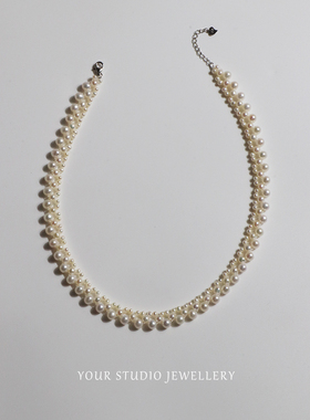 铃兰编制天然淡水珍珠热巴同款