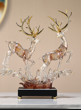 轻奢家居软装装饰福禄摆件