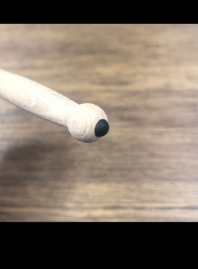 手持式木质双头砭石拔筋足底按摩器经络疏通穴位按摩棒工具