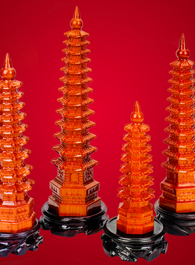 文昌塔13十三层纯铜桃木质旗舰店