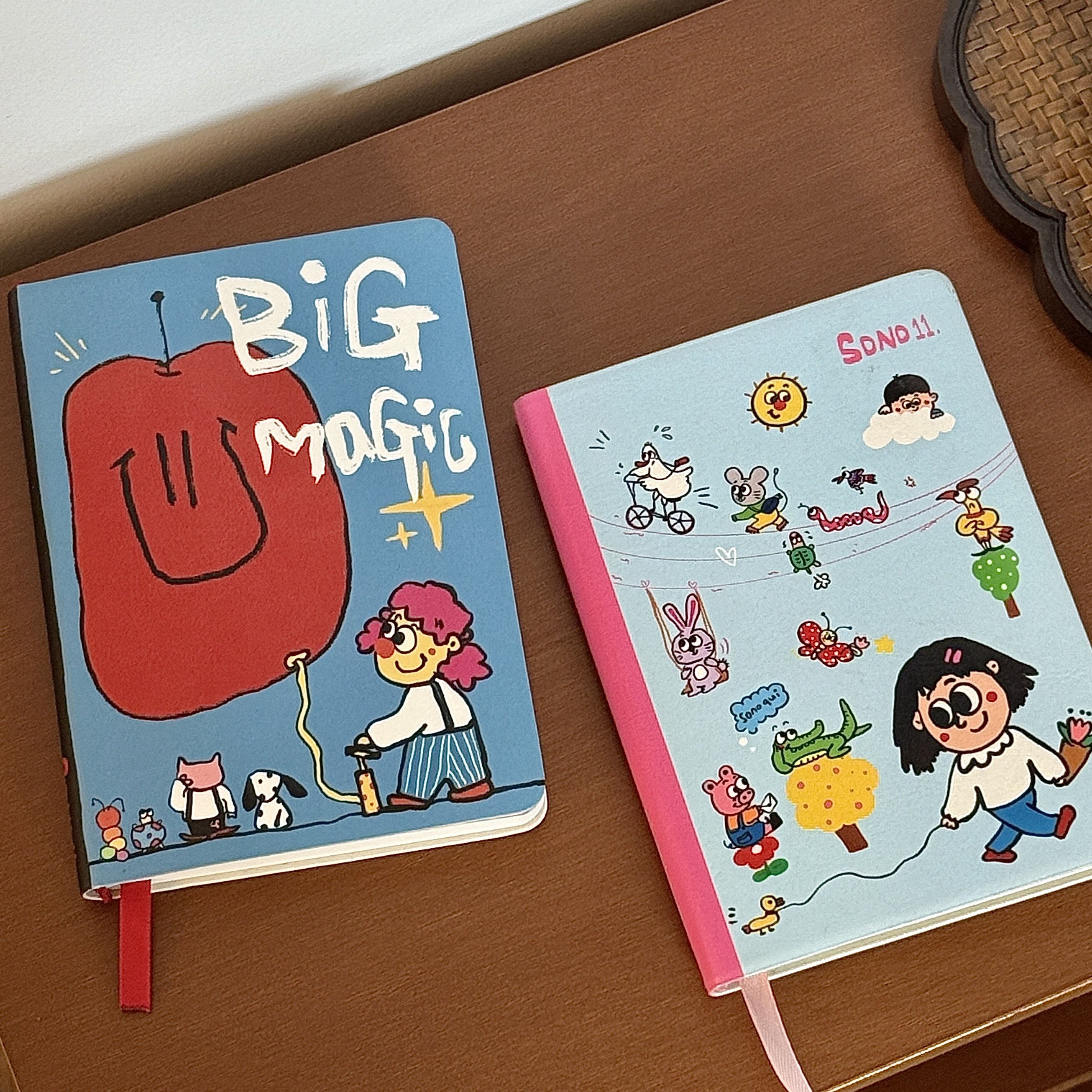 可爱蓝色涂鸦笔记本a6高颜值空白内页初中高校学生日记事手帐本子,淘宝优惠券,粉丝福利购,淘宝优惠卷