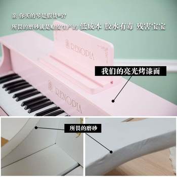 ງາມ reopia ຜູ້ເລີ່ມ piano ດິຈິຕອລເດັກນ້ອຍເຮືອນ smart ໄມ້ຂອງຫຼິ້ນເອເລັກໂຕຣນິກຂອງປະທານວັນເກີດສໍາລັບແມ່ຍິງ