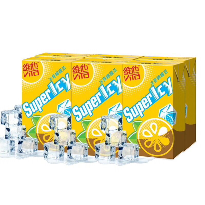 6盒包邮 香港进口维他Superlcy冰爽柠檬茶 维他冰激柠檬茶250ml - 图3