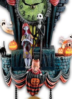 Bradford Exchange限量布谷钟Tim Burton圣诞夜惊魂摆件挂钟