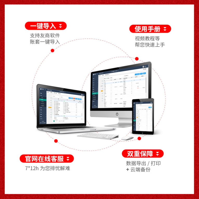 财务软件迷你版标准版专业版网络版进销存ERP软件加密狗永久使用 - 图0