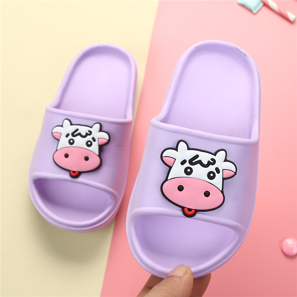 2020夏季儿童拖鞋软底轻底男童女童家居防滑可爱卡通EVA家用托鞋 - 图0