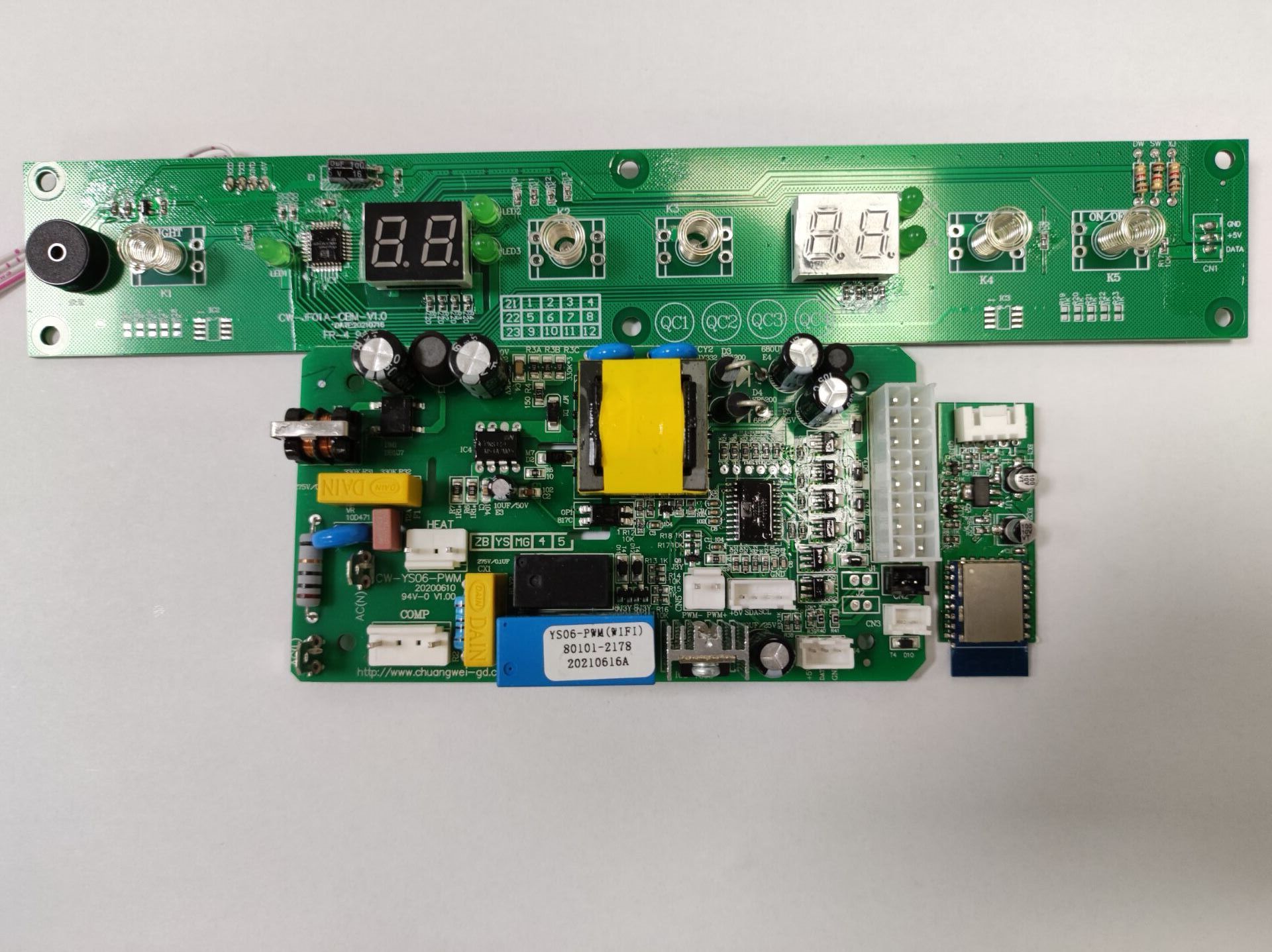 YS06压缩机雪茄红酒柜控制板PCBA电路板YS01B电源板JF01AMG06MG12 - 图1