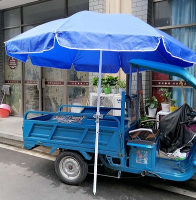 Three-wheeler insert umbrella holder small wagon outdoor sunshade fixer swing stand umbrella clamp large umbrella fixed clamp 