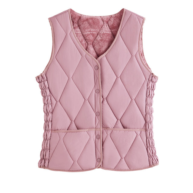 2025 down cotton vest light and short new style plus velvet
