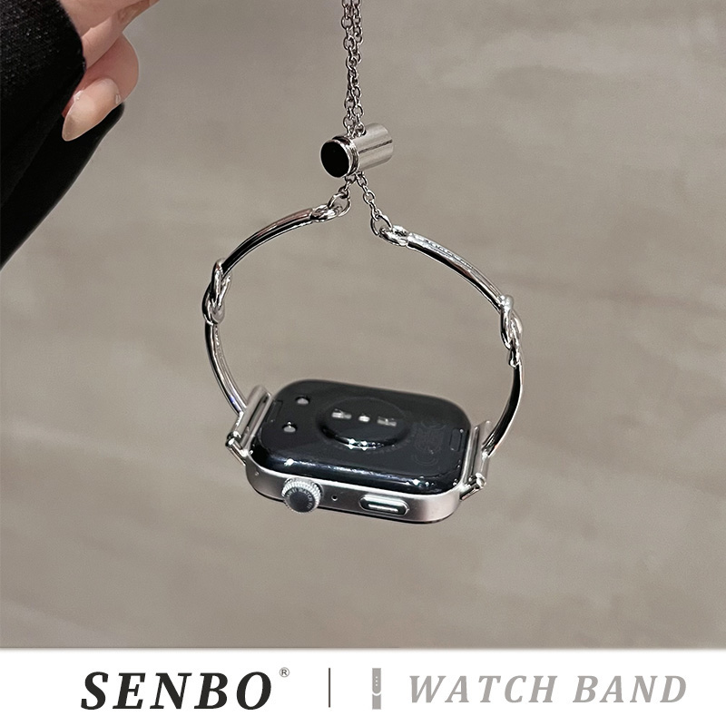 适用华为watch fit4手表带新款fit3扭结镂空表带fit1/2代new金属手链式轻奢腕带watchfit3时尚高级感fit女款 - 图3