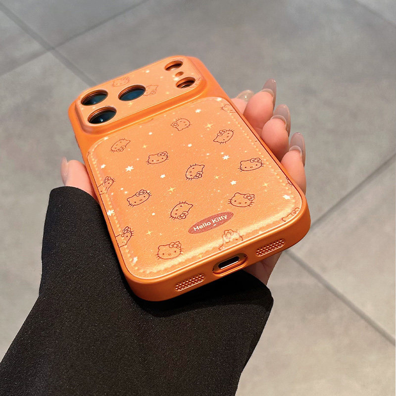 适用苹果17promax手机壳新款iPhone17橙色满屏kt猫17pro高级感16全包防摔15硅胶pm卡通pro小众可爱14女款超火,淘宝优惠券,粉丝福利购,淘宝优惠卷