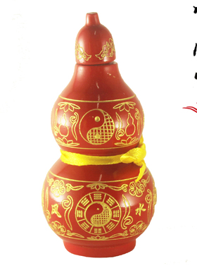 开口文王桃木镇宅摆件客厅