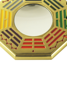 凹凸镜门厅挂件文王纯铜玻璃镜