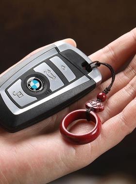 朱砂指环扣国风手机链挂件男女网红吊坠U盘短款防丢小挂饰