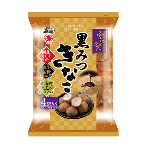 日本进口蔡文静推荐越后制果膨化米果入口即化豆沙黄豆粉甜味零食 - 图1