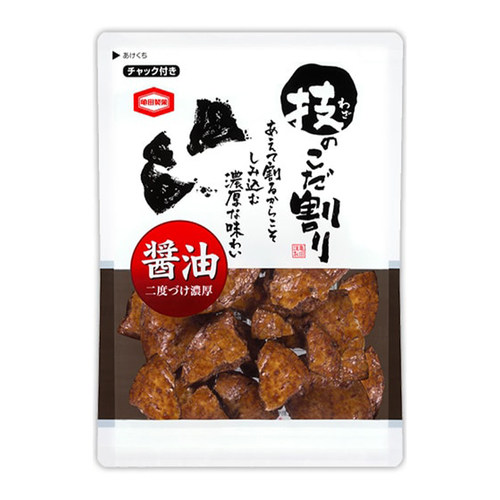 日本直邮龟田制果硬烧烘烤碎仙贝酱油旨辛味年糕技のこだ割り零食 - 图3