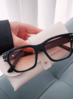 韩版方形墨镜女街拍防强光太阳镜