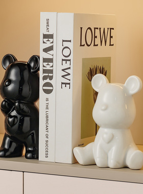 暴力熊书档摆件轻奢高档客厅电视机柜酒柜办公室家居高级感装饰品