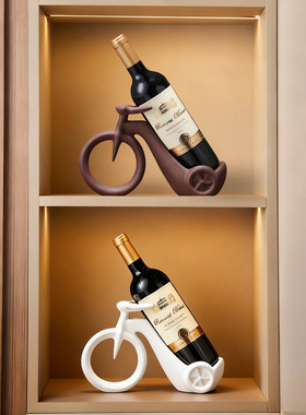 葡萄红酒架摆件客厅高档酒柜乔迁新居礼物布置装饰用礼品青花瓷