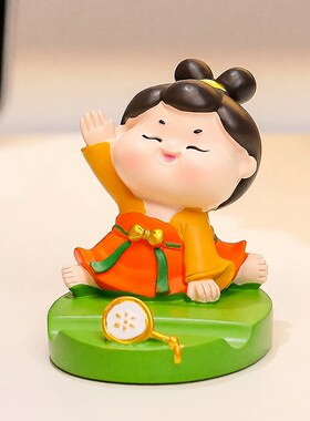 古风唐仕女手机支架家居办公室床头纪念品西安文创礼品桌面支架女