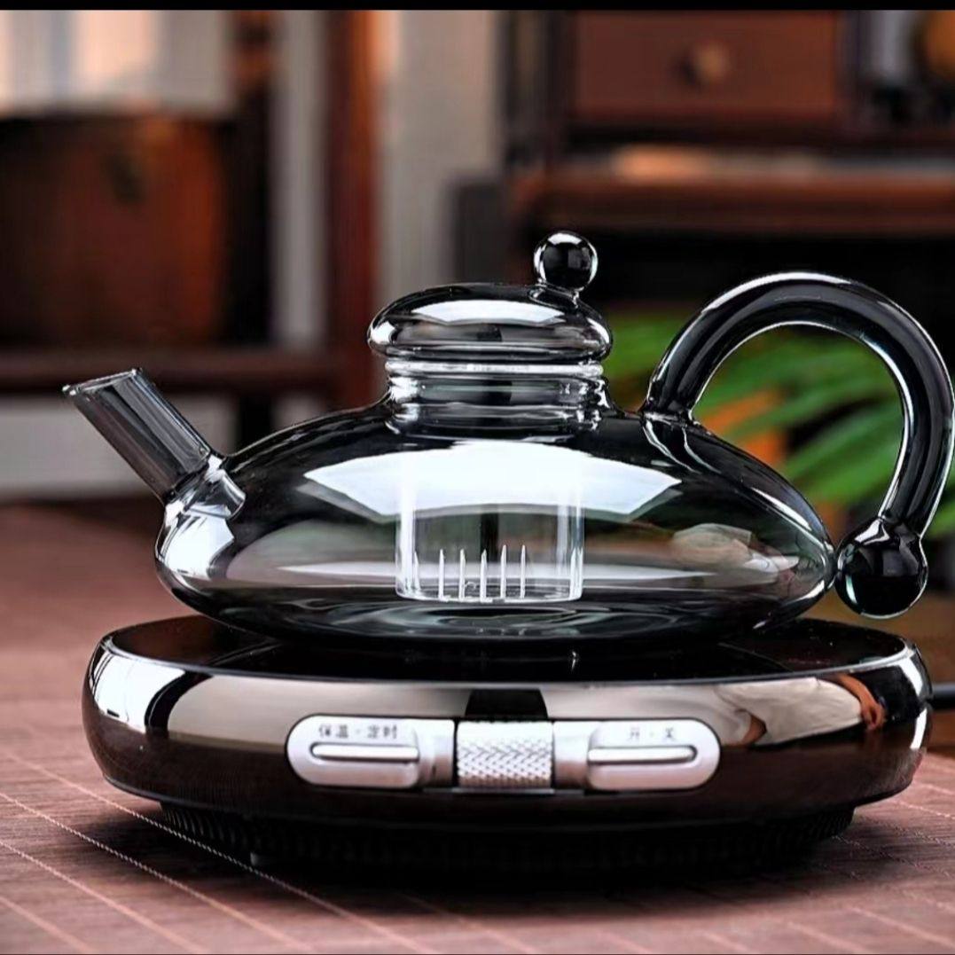 2025新款茗凤祥X1电陶炉煮茶器家用多功能超薄小型玻璃烧水壶茶具,淘宝优惠券,粉丝福利购,淘宝优惠卷