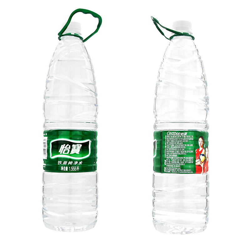 怡宝纯净水饮用水1555mL*12瓶大瓶1.555L*12瓶整箱家庭装非矿泉水 - 图0