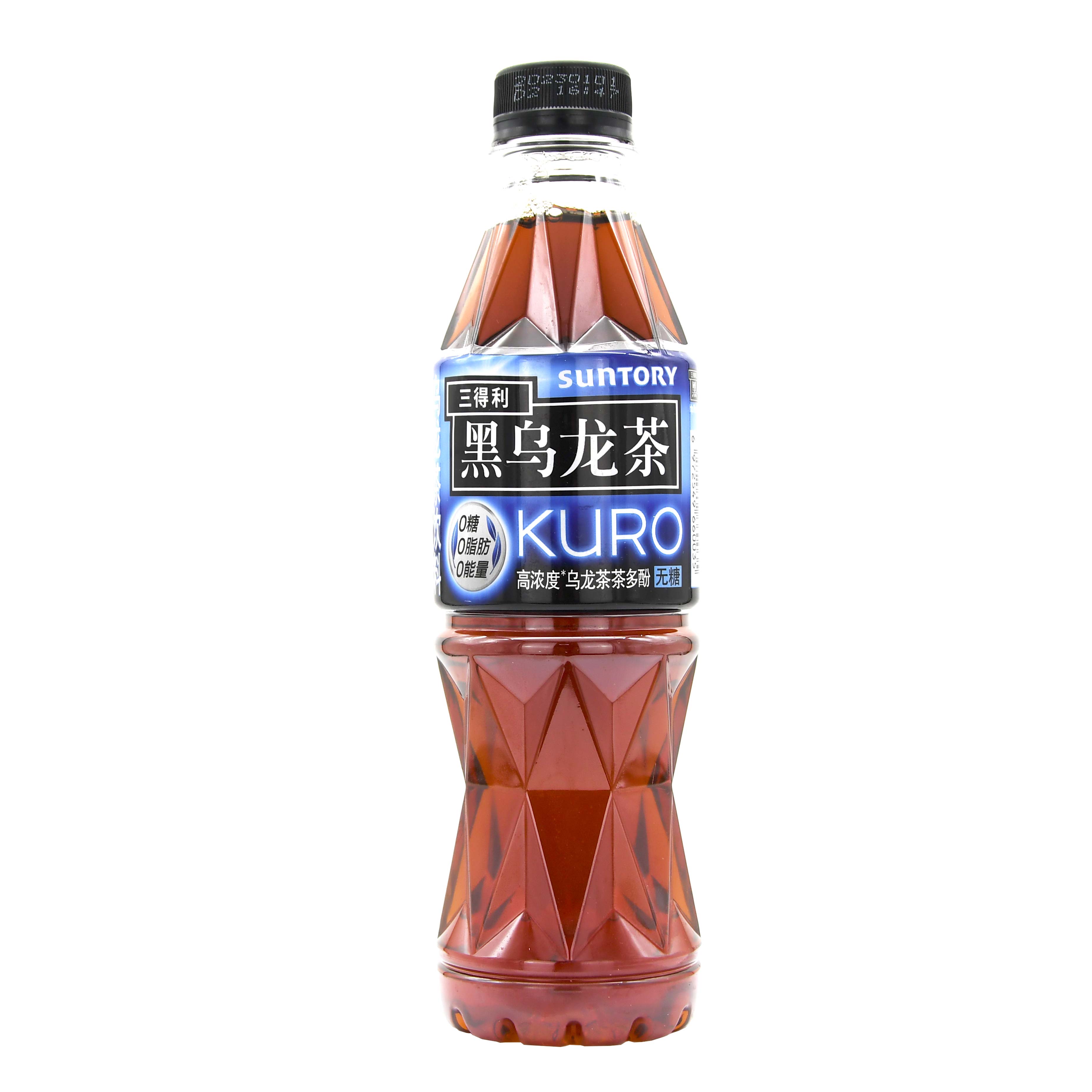 SUNTORY三得利黑乌龙茶无糖茶饮料0糖0脂肪350ML*12瓶/24瓶整箱