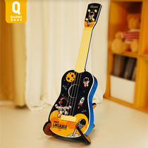 Playful childrens birthday gift Yukri small guitar toy can play beginner instrumental boy girl baby girl
