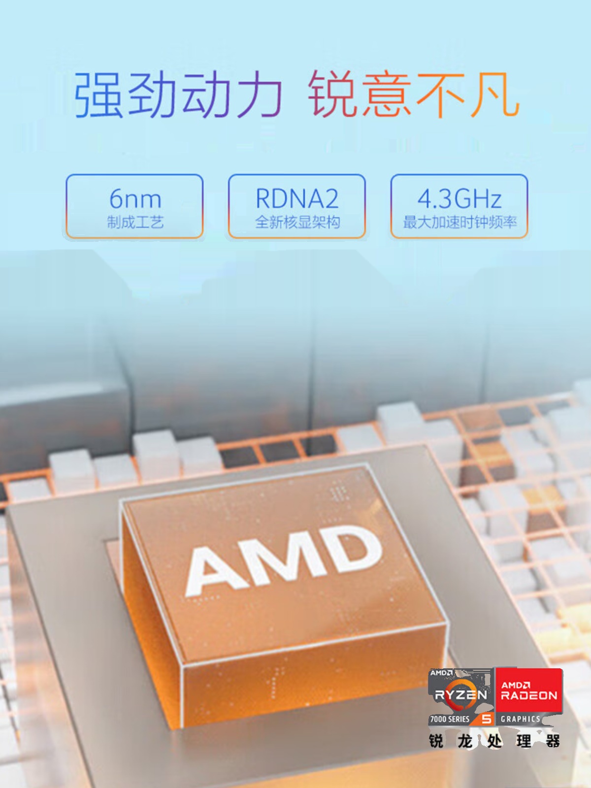 Acer/宏碁传奇Young AMD锐龙7000系列轻薄商务办公笔记本电脑-图0