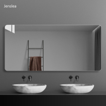 Toilet Mirror Stiletto-Free Hanging Wall Bathroom Mirror Bathroom With Wall Wash Desk Wall Wall-mounted No Frame Glass Mirror