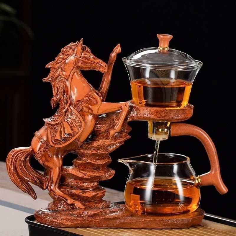 懒人半全自动茶具套装家用高档摆件玻璃杯冲茶器功夫鹰茶新疆包邮,淘宝优惠券,粉丝福利购,淘宝优惠卷