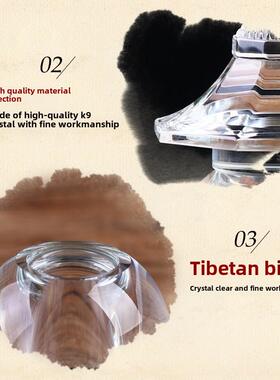 水晶佛塔菩提宝塔藏红花花蜜摆件、小型瓜桌面中家丸、瓶大宝塔