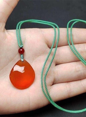 青鱼石碧玺鱼惊石成品成人饰品纯手工打磨抛光防裂处理情侣女士炼