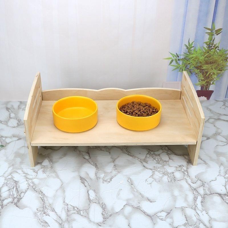 宠物餐桌猫碗狗碗食物碗加高防撞增加颈椎可调节猫狗餐桌支架,淘宝优惠券,粉丝福利购,淘宝优惠卷